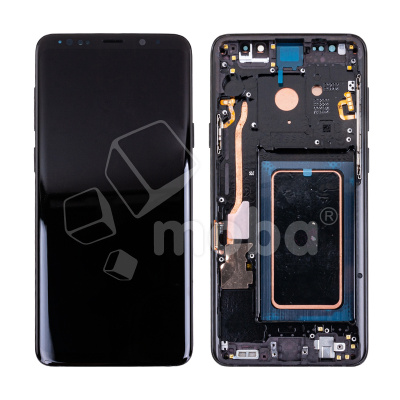 Дисплей для Samsung Galaxy S9+ (G965F) модуль с рамкой Черный - (OLED)