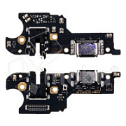 Шлейф для Realme C25/C25s (RMX3191/RMX3195) плата системный разъем/разъем гарнитуры/микрофон