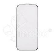 Защитное стекло "Матовое" для iPhone 14 Pro Черный (Закалённое, полное покрытие)