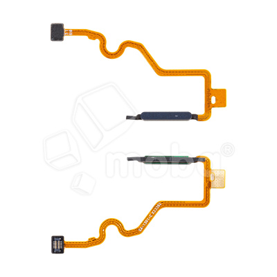 Шлейф для Tecno Spark 10 4G (KI5q) сканер отпечатка пальцев Черный