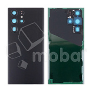 Задняя крышка для Samsung Galaxy S22 Ultra (S908B) Черный - Премиум