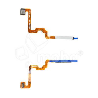 Шлейф для Xiaomi Redmi 12 4G (23053RN02Y) сканер отпечатка пальцев Серебро
