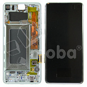 Дисплей для Samsung Galaxy S10 (G973F) модуль с рамкой Зеленый - OR (SP)