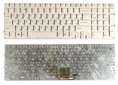 Клавиатура для ноутбука Sony Vaio VPCCB VPC-CB VPC-CB17 белая
