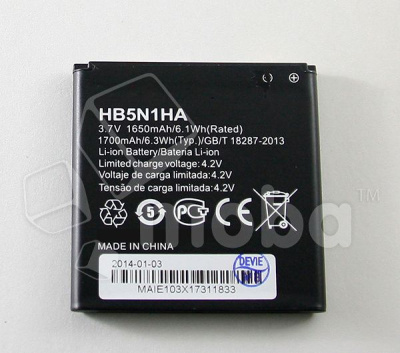 АКБ для Huawei HB5N1 ( Y320/G320/U8815/G300/U8812D/U8825D )