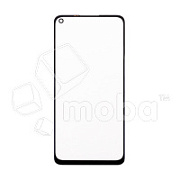 Стекло для переклейки Xiaomi Redmi Note 9 (M2003J15SC/M2003J15SG) в сборе с OCA пленкой Черный - OR (Mitsubishi)