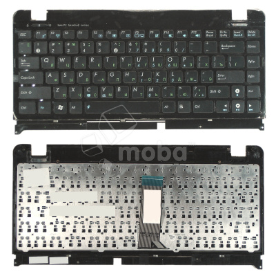 Клавиатура для ноутбука Asus Eee PC 1215 черная с рамкой 