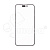 Стекло для переклейки iPhone 15 Pro Max в сборе с OCA пленкой Черный - OR (Feaglet)