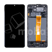 Дисплей для Samsung Galaxy A12 (A125F) модуль с рамкой Черный - Оптима