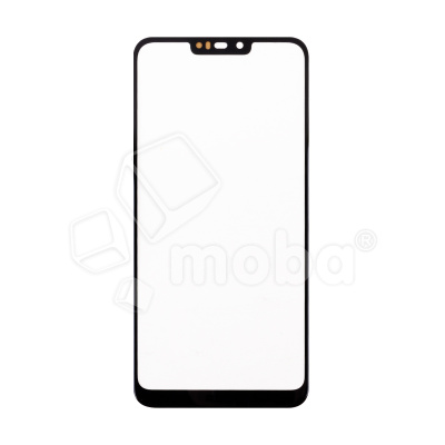 Стекло для переклейки Huawei Honor 8С/Asus ZB633KL в сборе с OCA пленкой Черный - OR (Mitsubishi)