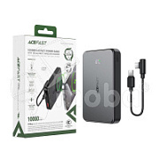 Внешний Аккумулятор (Power Bank) Acefast M31 10000 mAh (22.5W, PD, MagSafe 15W, Type-C, кабель Type-C, LED дисплей) Черный