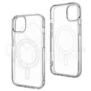 Чехол-накладка для iPhone 15 Plus (Magsafe, прозрачный)