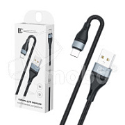 Кабель USB - Type-C BC X57 (5A, оплетка ткань) Черный
