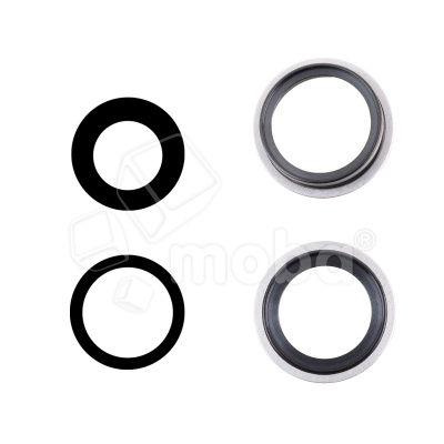 Стекло камеры для iPhone 16/16 Plus (комплект 2 шт.) Белый