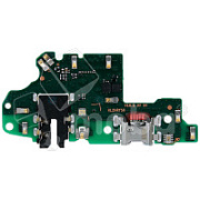 Шлейф для Huawei Honor 10 Lite (HRY-LX1) плата на системный разъем/разъем гарнитуры/микрофон