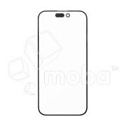 Стекло для переклейки iPhone 15 Pro Max в сборе с OCA пленкой Черный - OR (Feaglet)