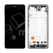 Дисплей для Samsung Galaxy A53 5G (A536B) модуль с рамкой Черный - (OLED) (Full Size)