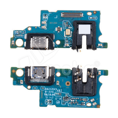Шлейф для Realme C63 4G (RMX3939) плата системный разъем/разъем гарнитуры/микрофон - Премиум