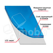 Защитная пленка "Полное покрытие" для Samsung Galaxy A12/A02/M12 (A125F/A022G/M127F) Черная (силикон)