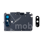 Стекло камеры для Xiaomi Redmi 9A (M2006C3LG) в сборе с рамкой Черный