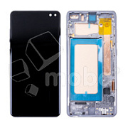 Дисплей для Samsung Galaxy S10+ (G975F) модуль с рамкой Черный - (In-Cell)
