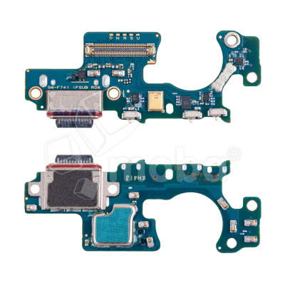 Шлейф для Samsung Galaxy Z Flip6 (F741B) плата системный разъем/микрофон - Премиум