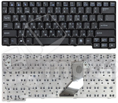 Клавиатура для ноутбука LG E200 E300 черная