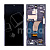 Дисплей для Samsung Galaxy S23 Ultra (S918B) модуль с рамкой Черный - (OLED)
