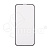Защитное стекло "Матовое" для iPhone 13/13 Pro/14/16e Черный (Закалённое, полное покрытие)