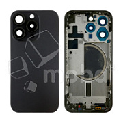 Корпус для iPhone 15 Pro (A3102) (1 Sim) Черный - Премиум