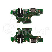 Шлейф для Huawei P30 Lite/Honor 20 Lite/20S (MAR-LX1M/MAR- LX1H/MAR- LX1M/MAR-LX1H) плата системный разъем/разъем гарнитуры - Премиум