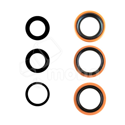 Стекло камеры для iPhone 17 Pro/17 Pro Max (комплект 3 шт.) Оранжевый