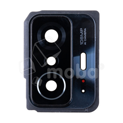 Стекло камеры для Xiaomi 11T/11T Pro (21081111RG/2107113SG) в сборе с рамкой Черный